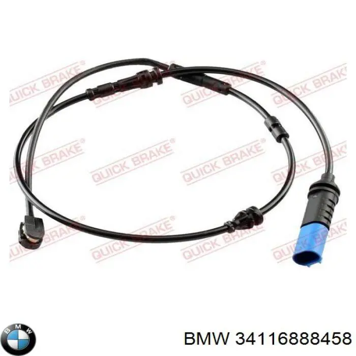 Sapatas do freio dianteiras de disco 34116888458 BMW