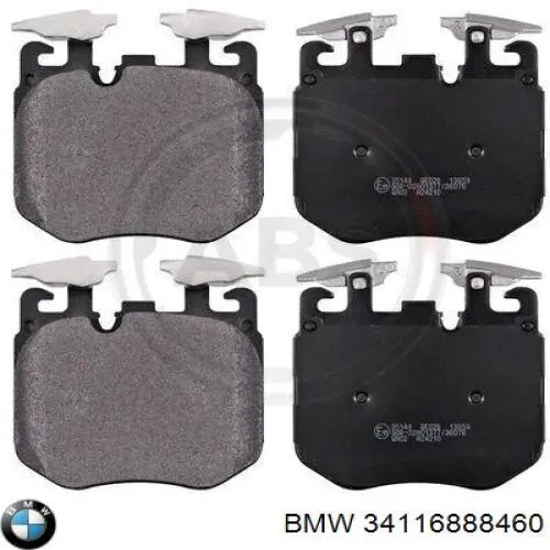Купить 34116888460 BMW Колодки тормозные