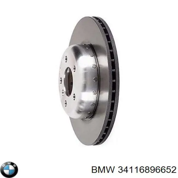 Передний тормозной диск BMW 34116896652