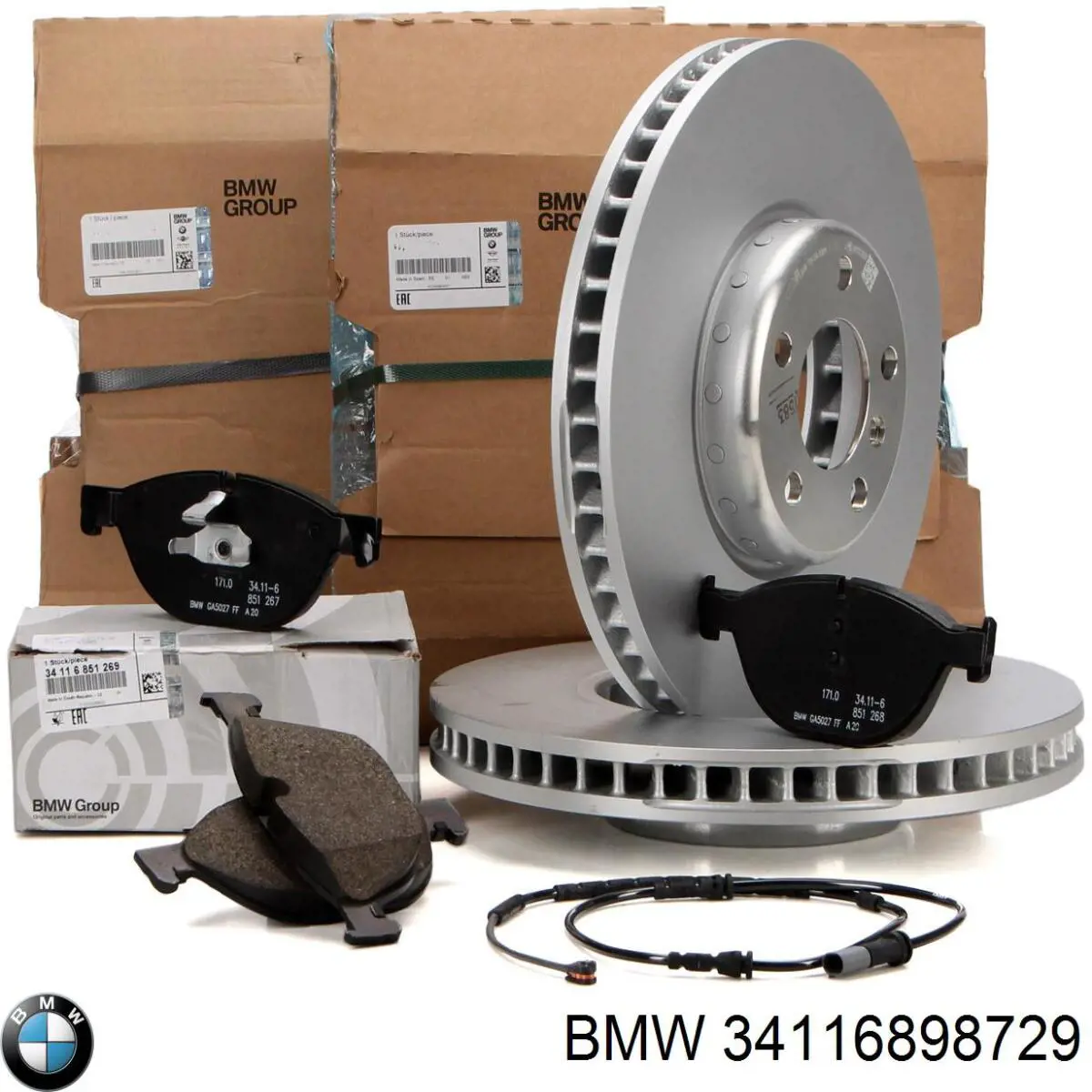 Купить 34116898729 BMW Ротор тормозной