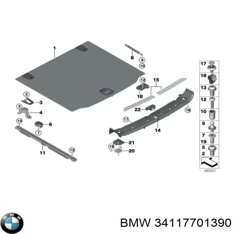 34117701390 BMW 