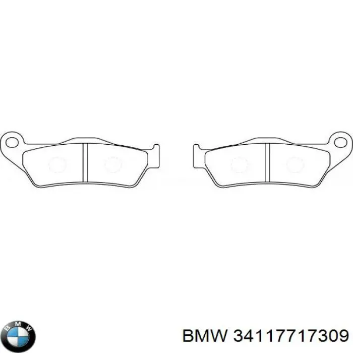 07BB04SA Brembo sapatas do freio traseiras de disco