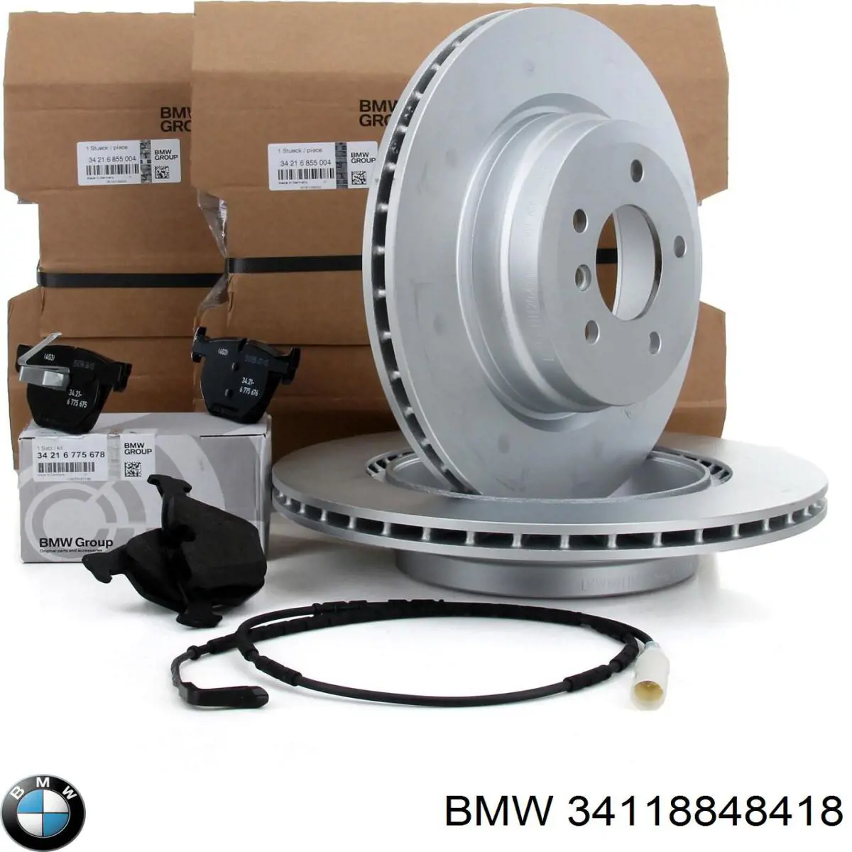 Compre 34118848418 BMW Disco do freio dianteiro