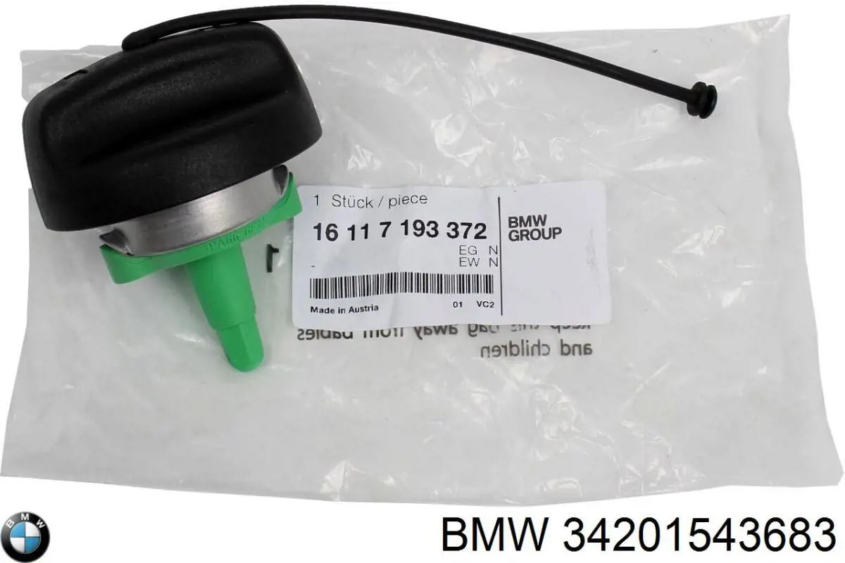 Sapatas do freio traseiras de disco 34201543683 BMW