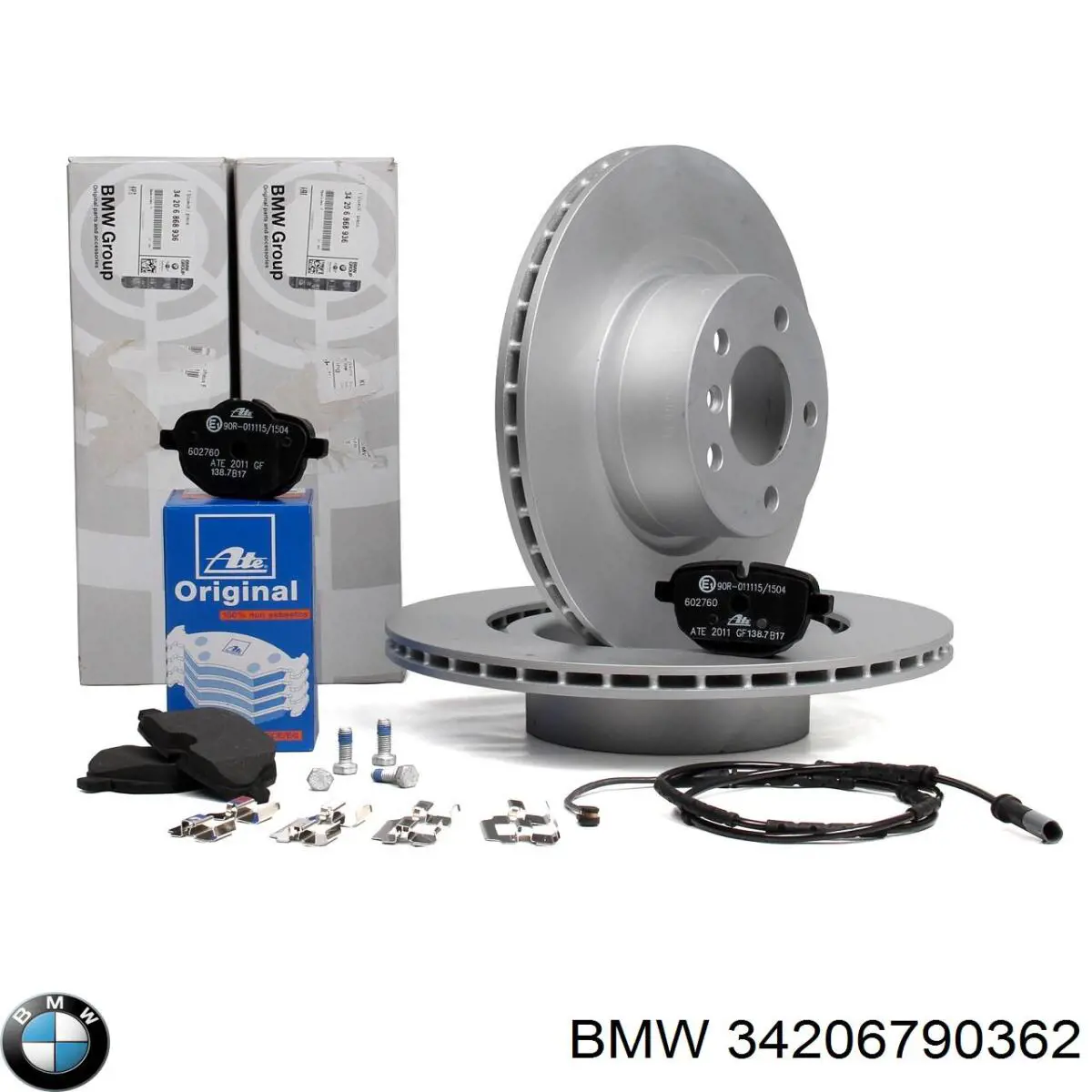 Купить 34206790362 BMW Диск тормозной задний