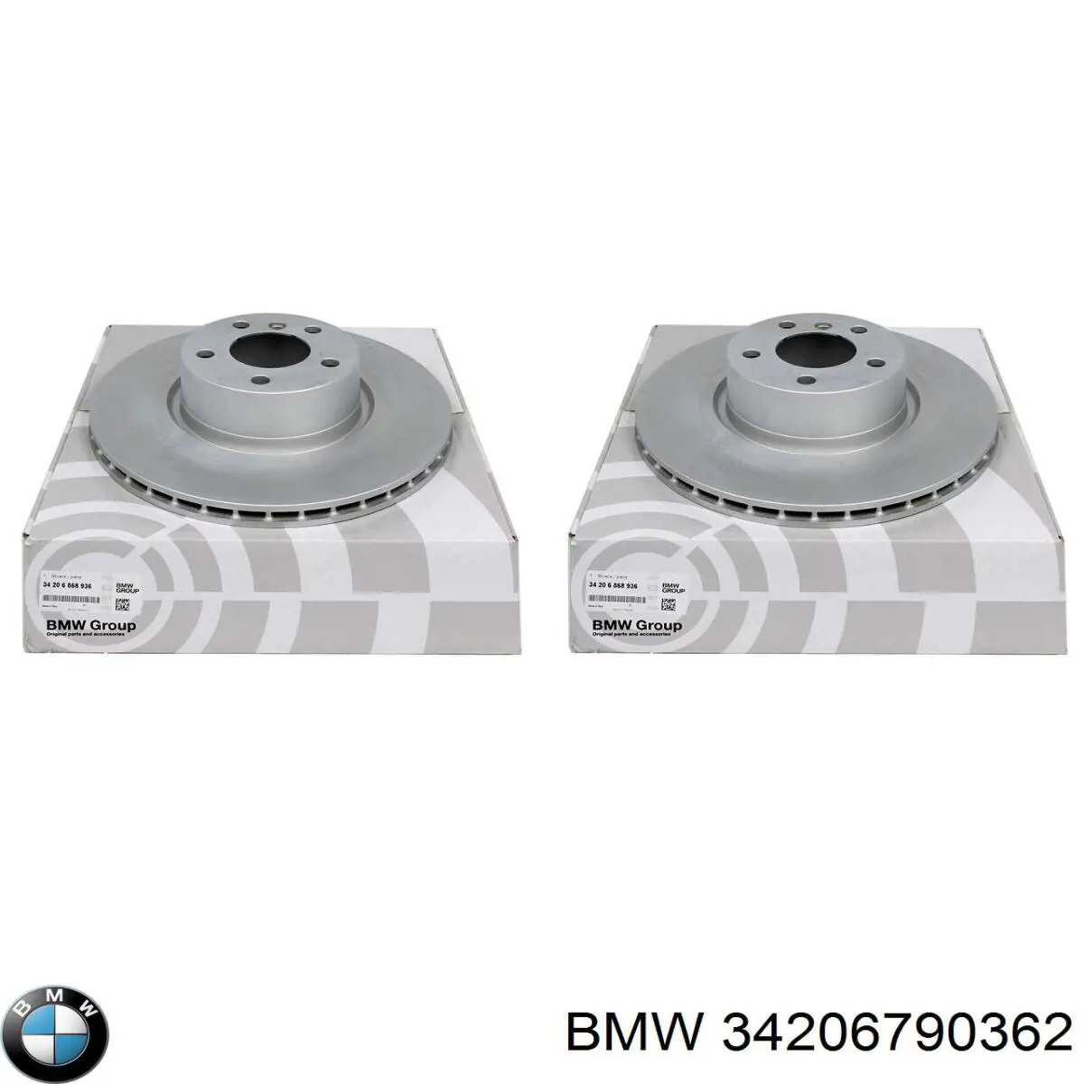 Тормозные диски 34206790362 BMW