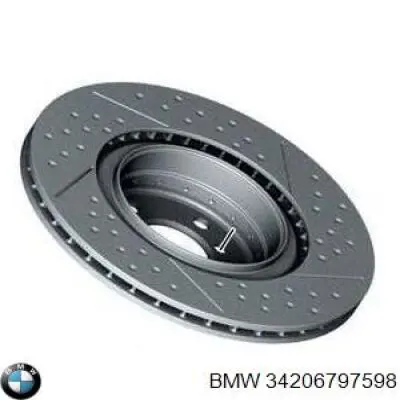 34206797598 BMW disco do freio traseiro