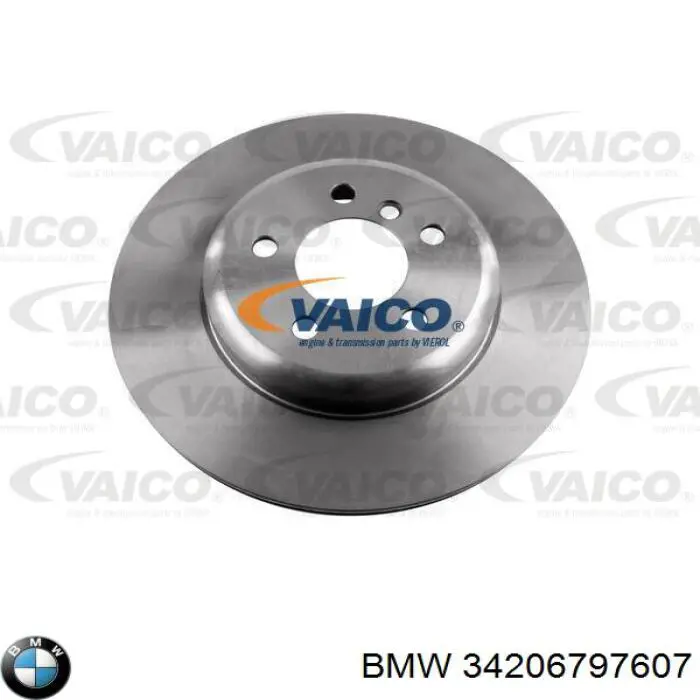 Купить 34206797607 BMW Диск тормозной задний