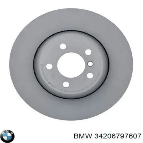 34206797607 BMW disco do freio traseiro