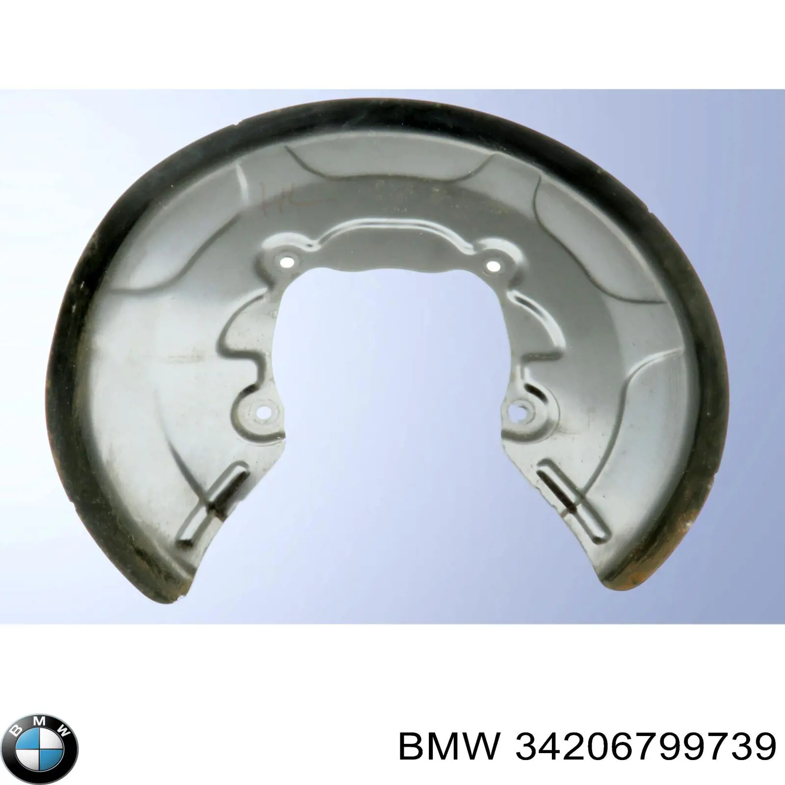 Щиток тормозного диска заднего BMW 34206799739 цена, от 19.00 USD