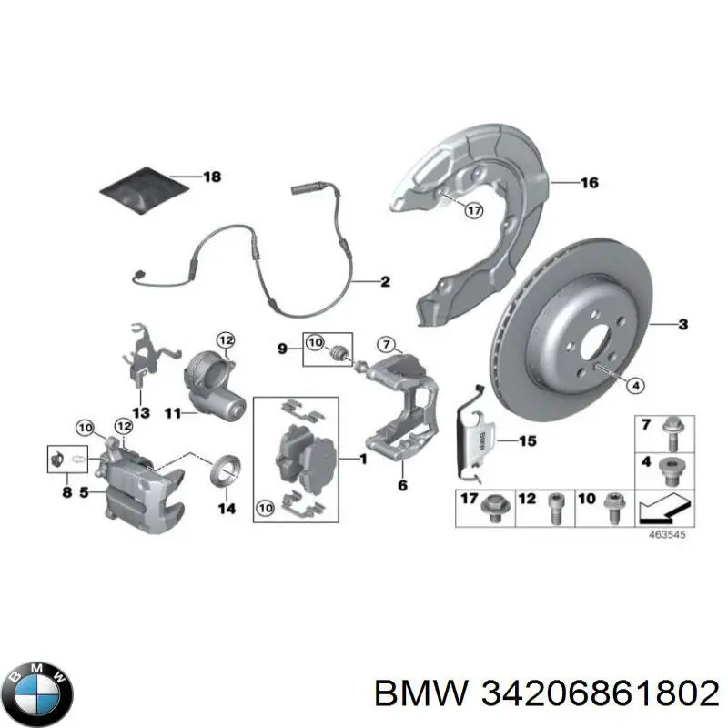  34206861802 BMW