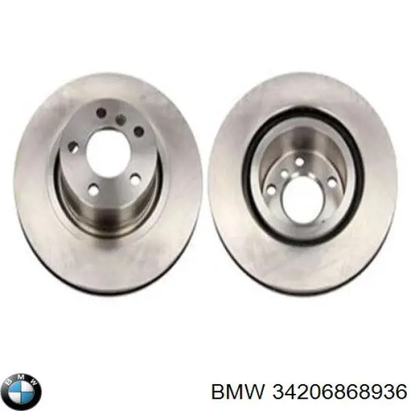 Купить 34206868936 BMW Диск тормозной задний
