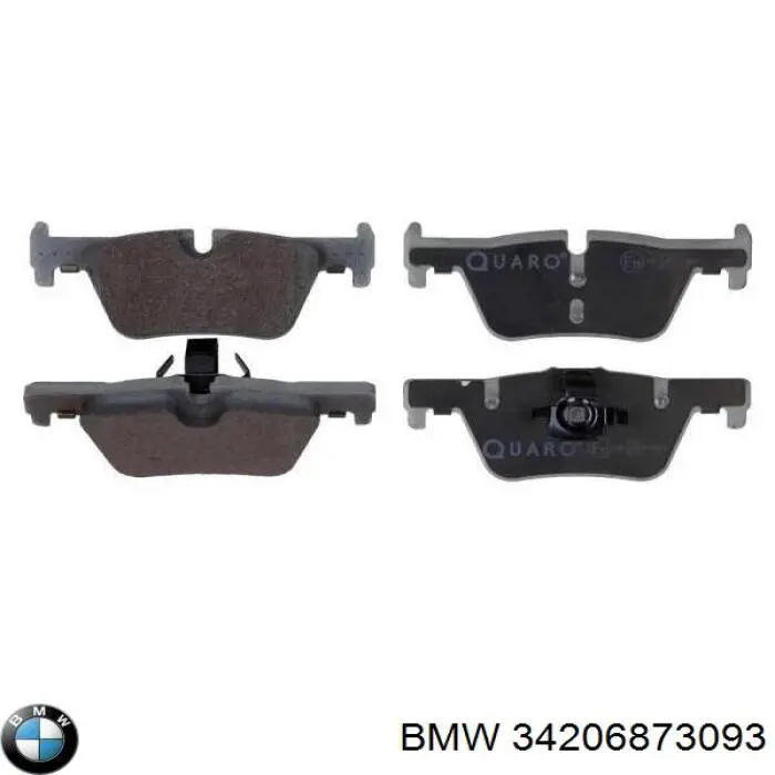 Задние тормозные колодки 34206873093 BMW
