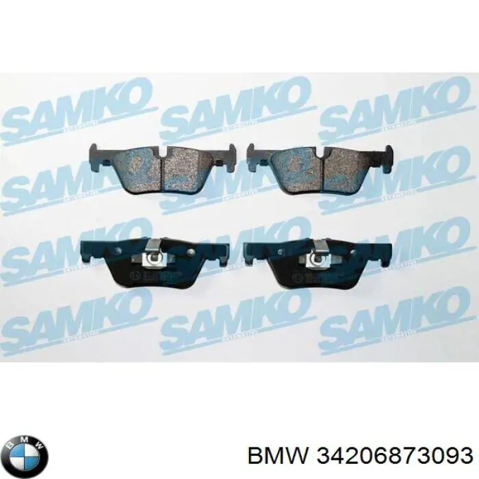 Колодки дисковые  BMW 34206873093 цена, от 53.38 USD