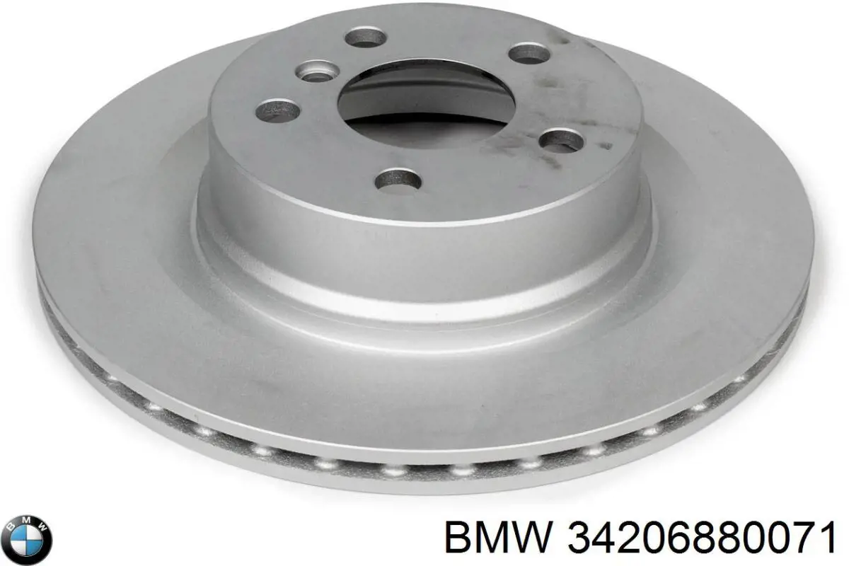 Disco de freno trasero 34206880071 BMW