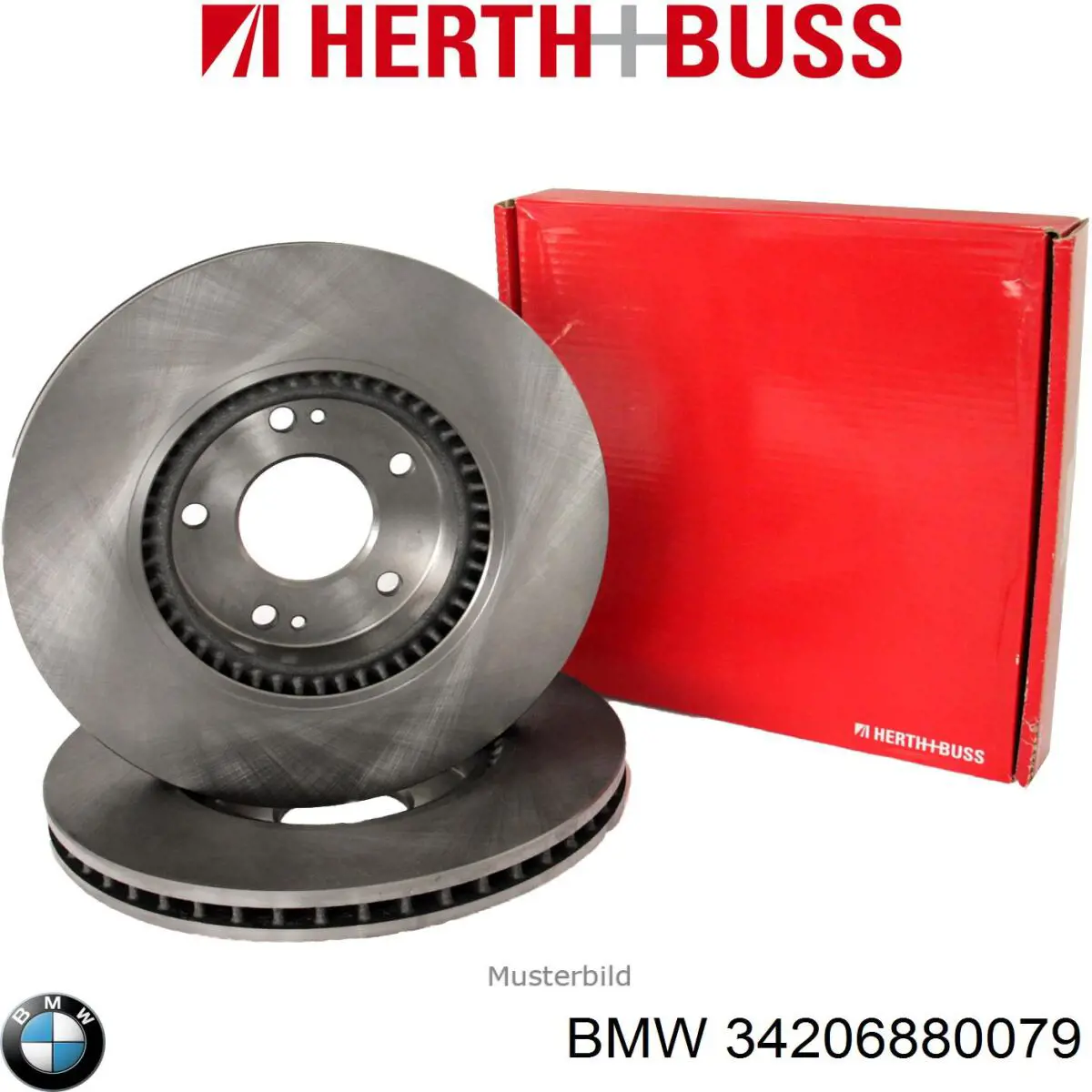 34206880079 BMW Disco do freio traseiro