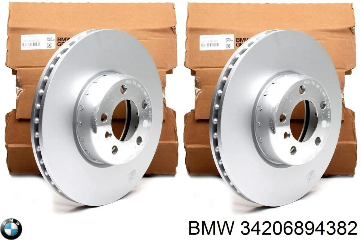 Купить 34206894382 BMW Диск тормозной задний