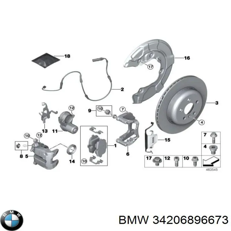 34206896673 BMW 