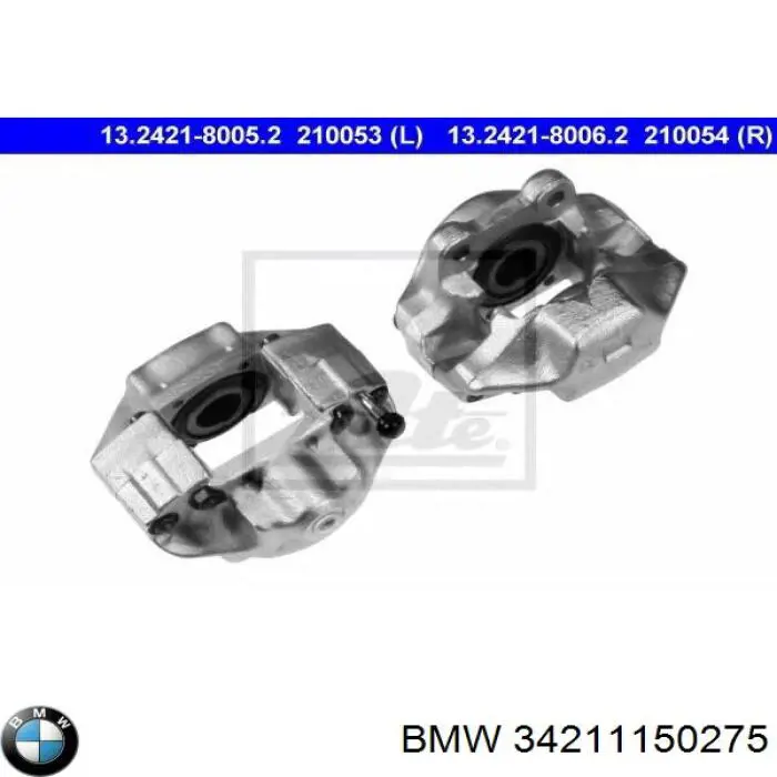 34211150275 BMW суппорт тормозной задний левый