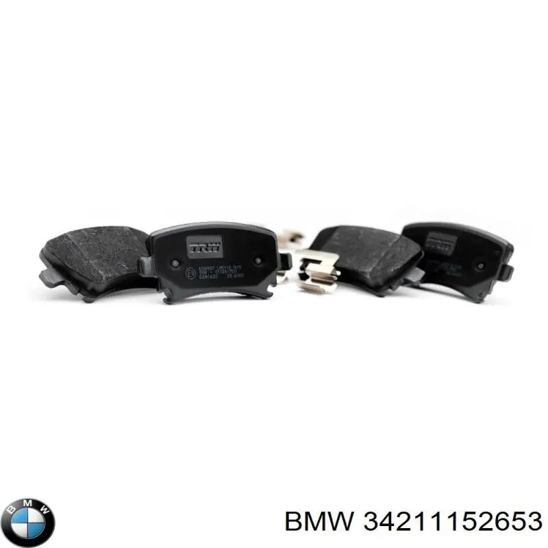 Задние тормозные колодки 34211152653 BMW