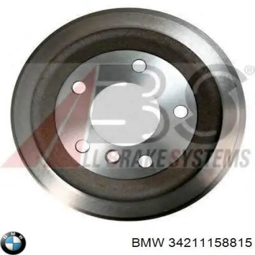 Тормозной барабан 34211158815 BMW