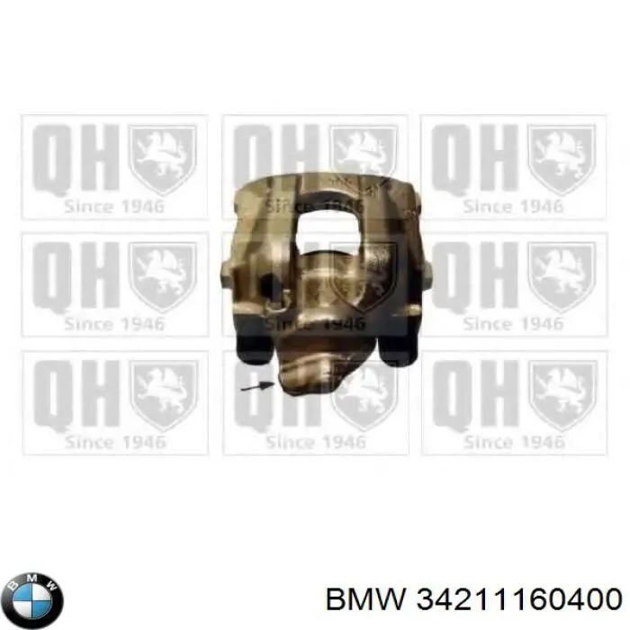 Тормозной суппорт правый задний BMW 34211160400 цена, от 416.23 USD
