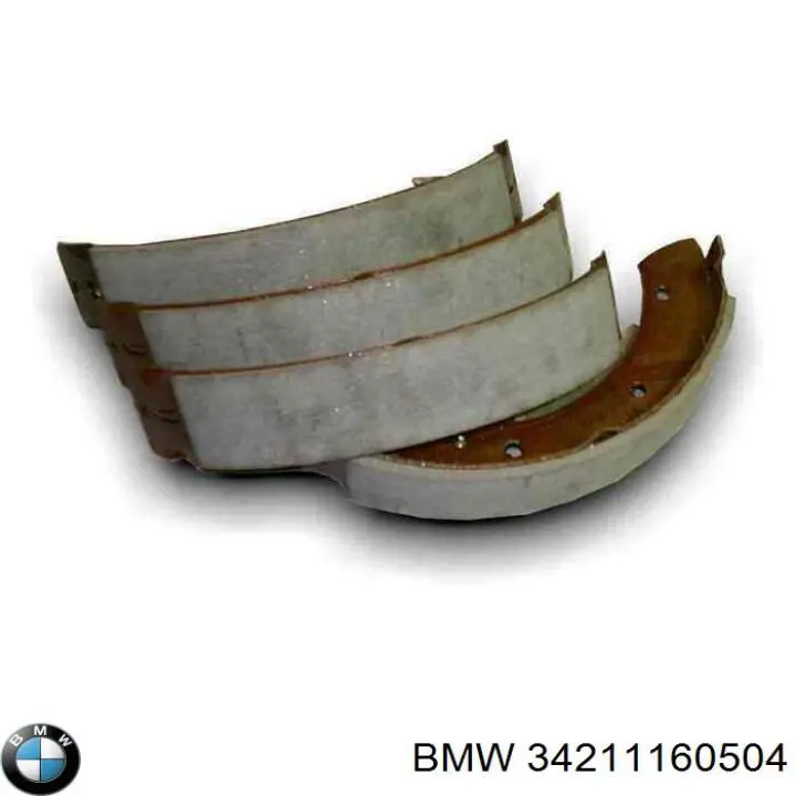 Колодки тормозные задние барабанные BMW 34211160504