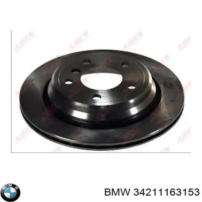 34211163153 BMW тормозные диски