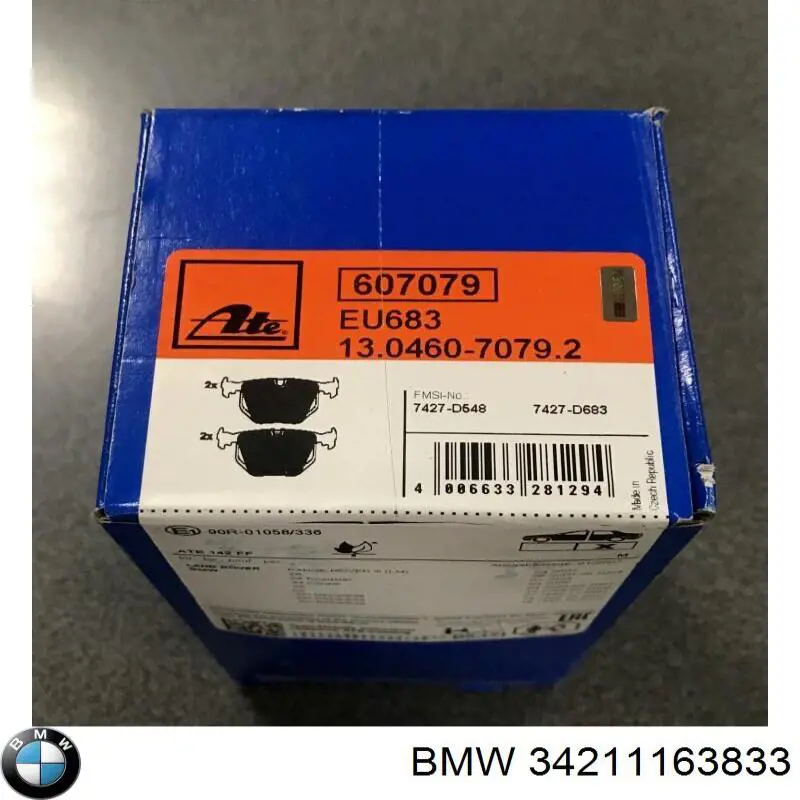 Колодки дисковые  BMW 34211163833 цена, от 44.37 USD