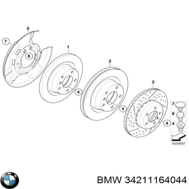  BMW 34211164044