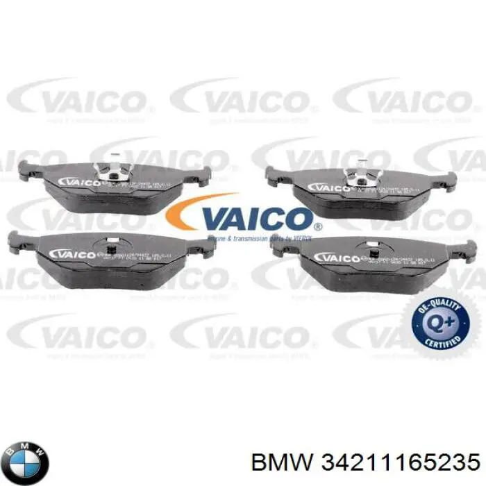 Колодки дисковые  BMW 34211165235 цена, от 15.01 USD