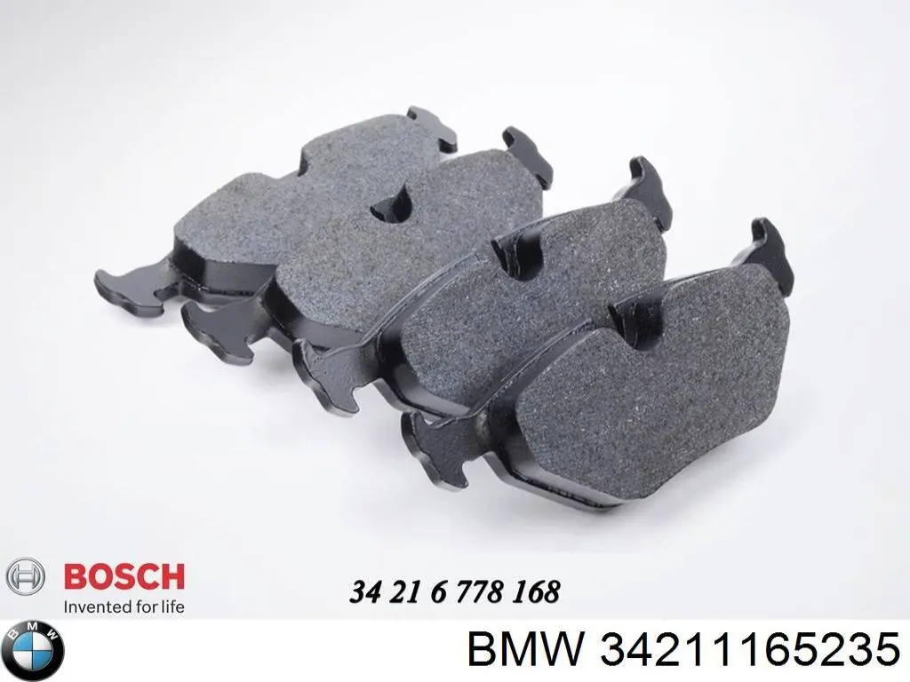 Купить 34211165235 BMW Колодки тормозные задние, дисковые