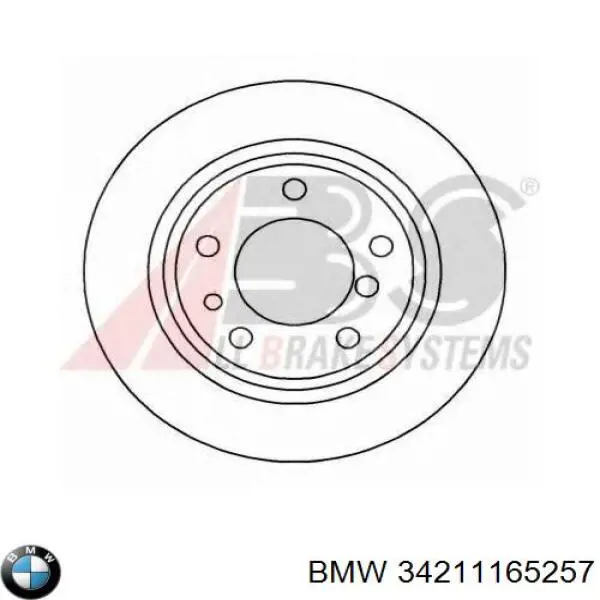 Задний тормозной диск BMW 34211165257 цена, от 40.21 USD