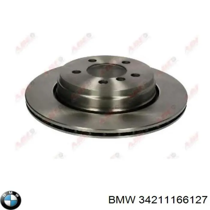 34211166127 BMW диск тормозной задний