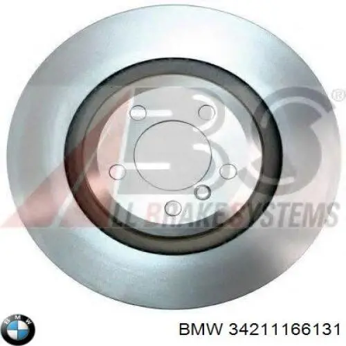 34211166131 BMW диск тормозной задний