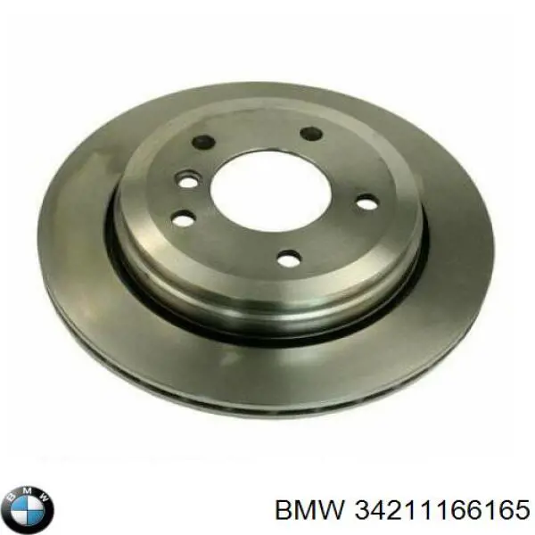 34211166165 BMW диск тормозной задний