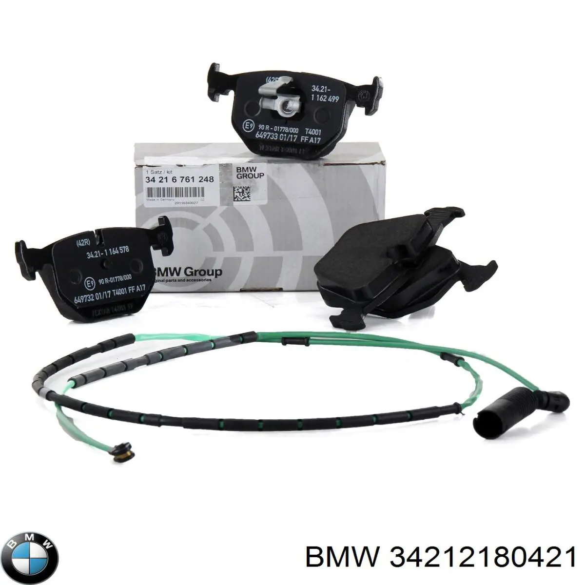 Задние тормозные колодки 34212180421 BMW