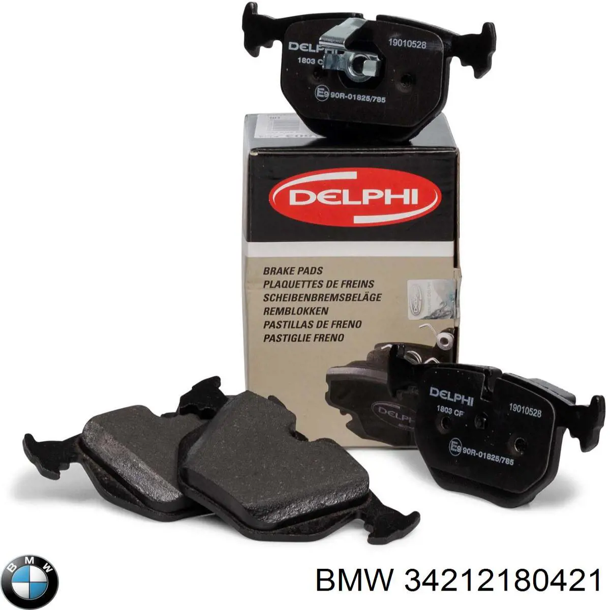 Задние дисковые колодки BMW 34212180421