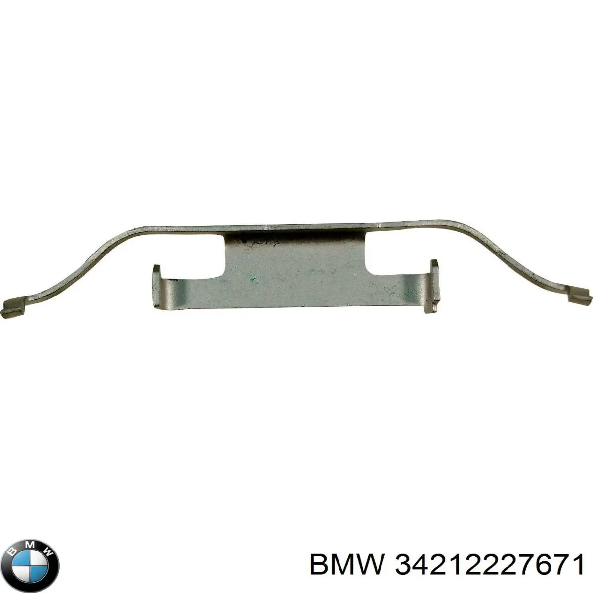 34212227671 BMW комплект пружинок крепления дисковых колодок задних