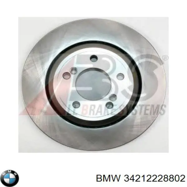 Тормозные диски 34212228802 BMW