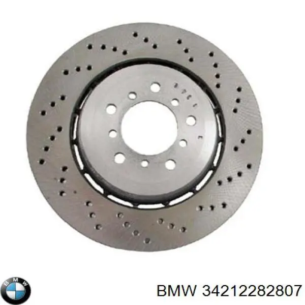34212282807 BMW диск тормозной задний