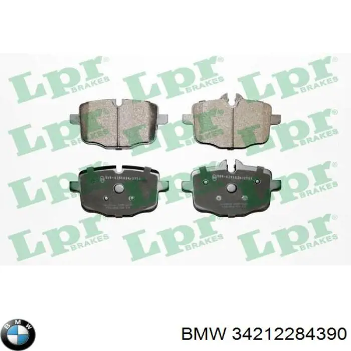 Задние тормозные колодки 34212284390 BMW