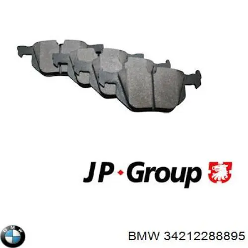Передние тормозные колодки 34212288895 BMW