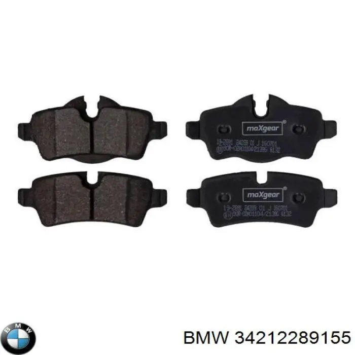 Колодки дисковые  BMW 34212289155 цена, от 20.14 USD