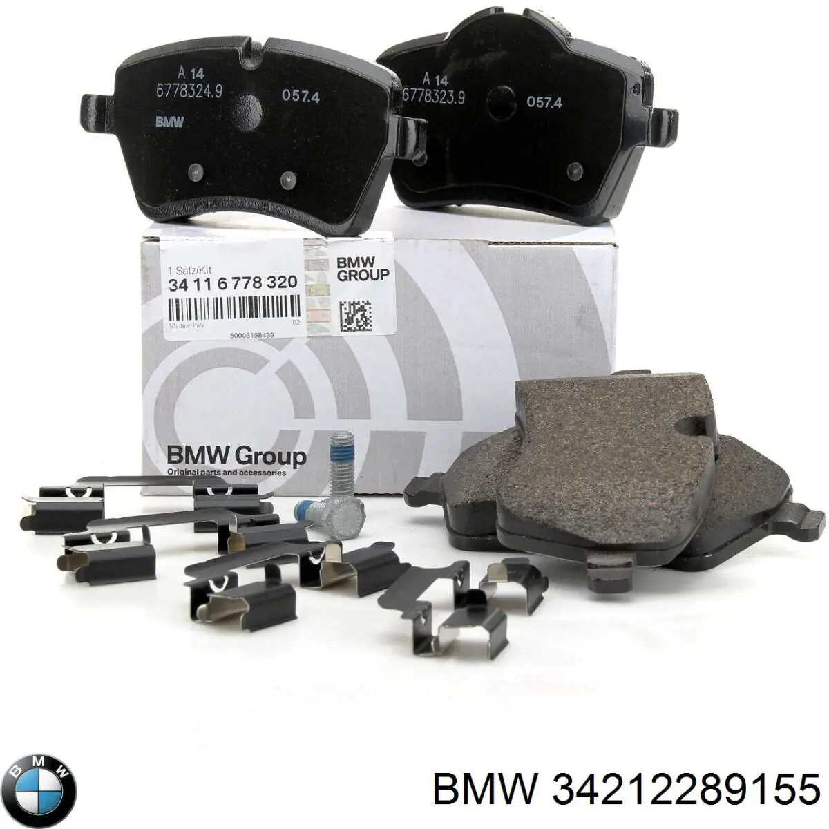Задние тормозные колодки 34212289155 BMW
