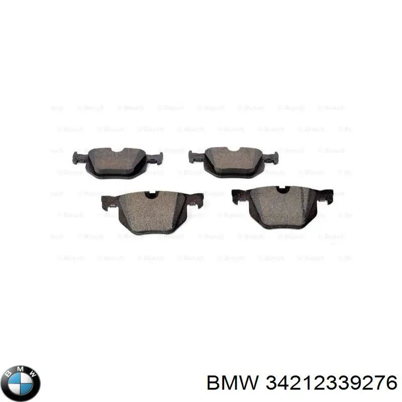 Купить 34212339276 BMW Колодки тормозные задние, дисковые