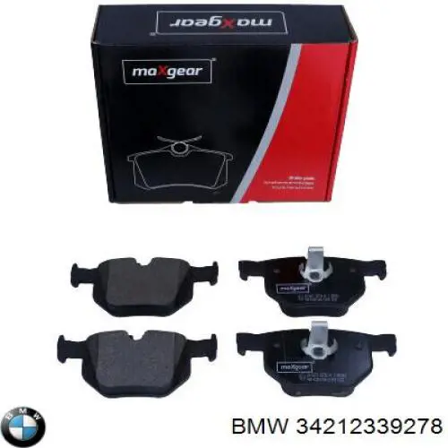 Купить 34212339278 BMW Колодки тормозные задние, дисковые