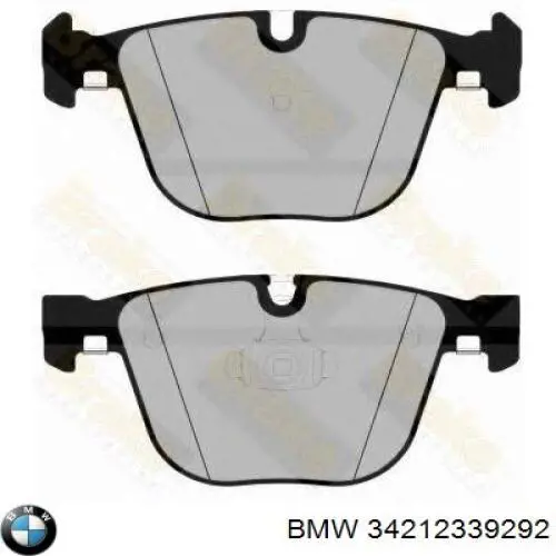 Задние тормозные колодки 34212339292 BMW