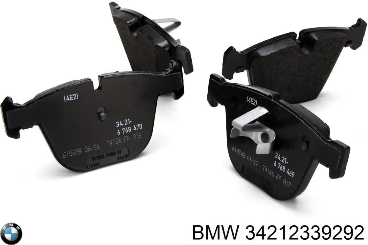 34212339292 BMW Колодки тормозные дисковые комплект