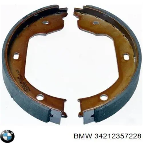 34212357228 BMW колодки ручника (стояночного тормоза)